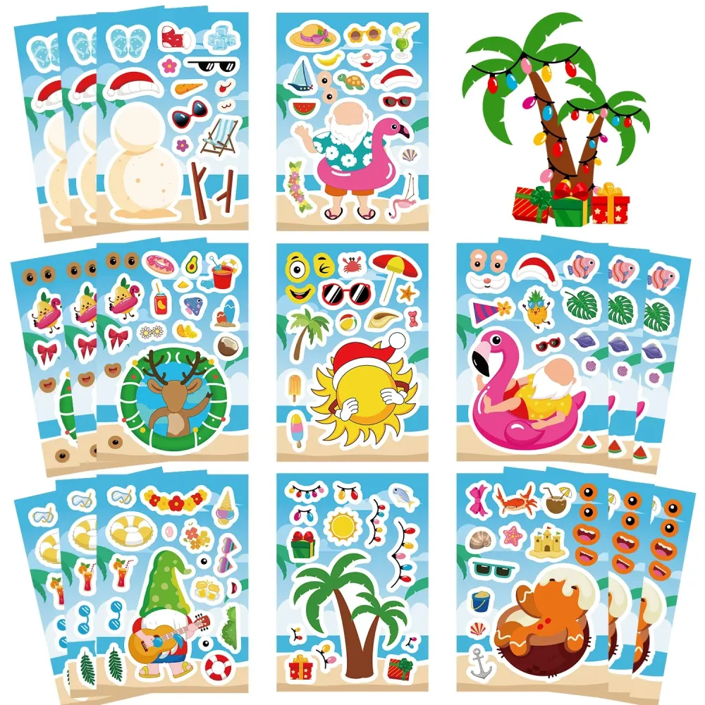 Sticker pret voor kinderen - Maak je eigen dieren gezichten set Waren Store