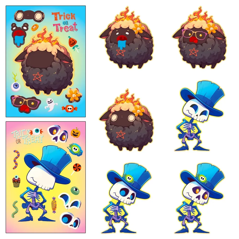 Sticker pret voor kinderen met griezelige puzzelstickers Waren Store