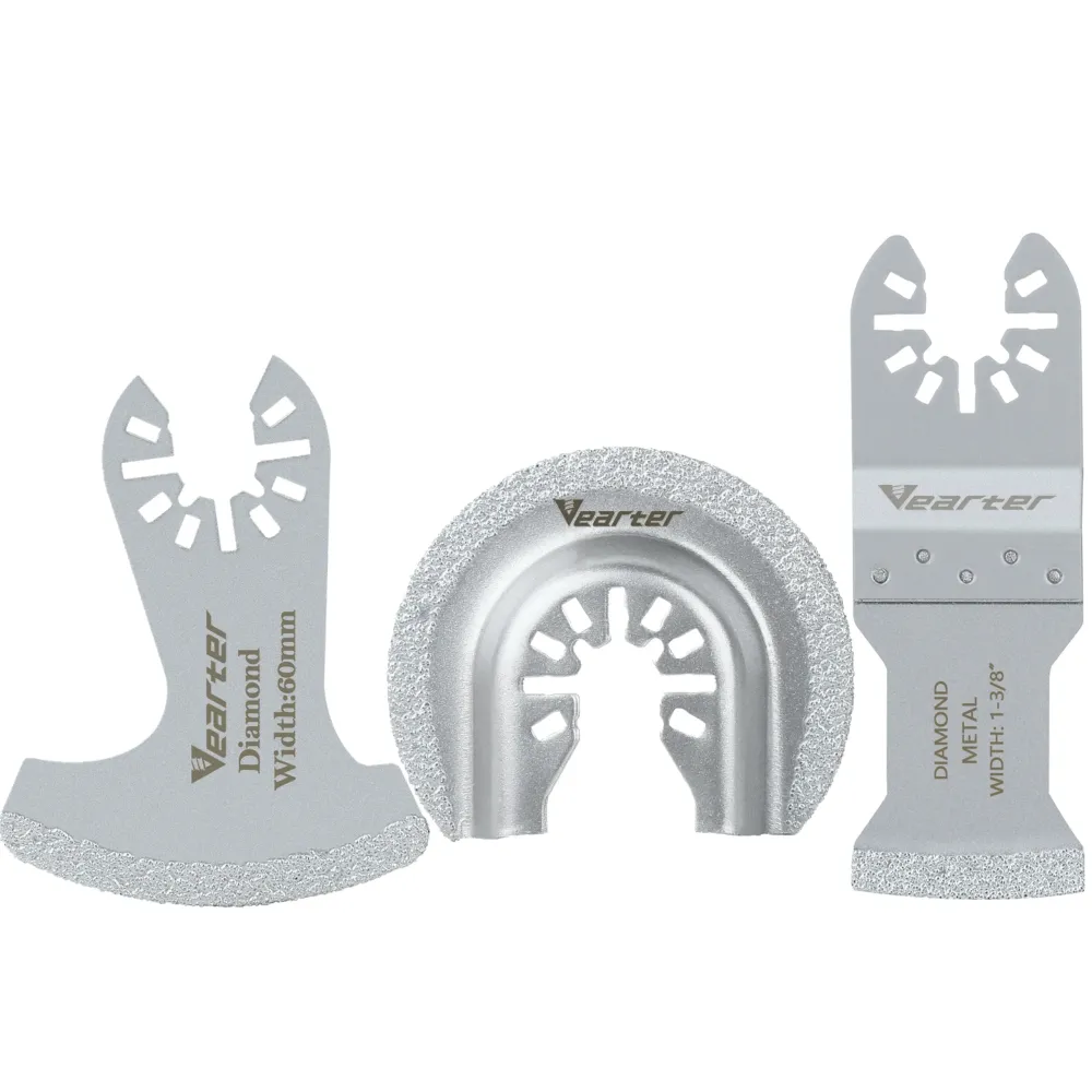 Vearter diamant zaagblad voor precisie voegverwijdering – oscillerend multitool mes (3 stuks) Waren Store