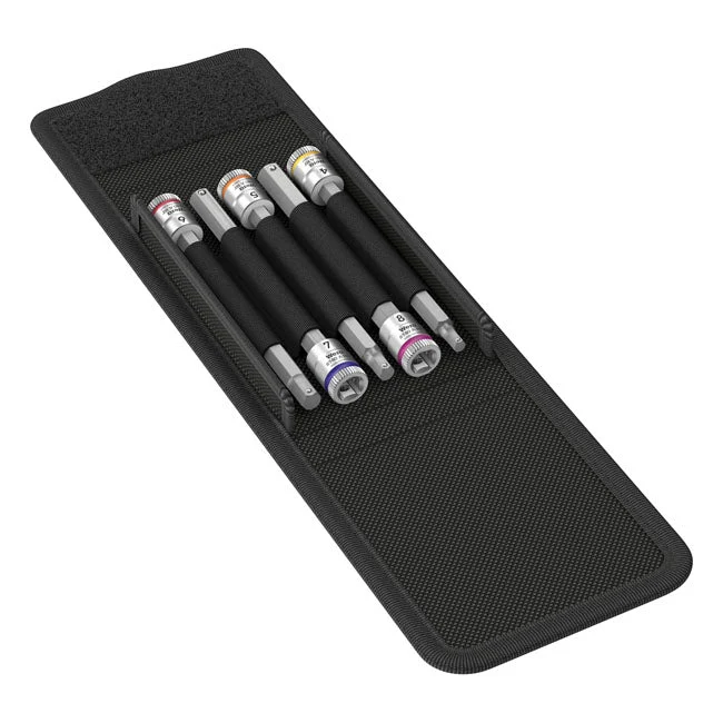 Wera verlengde 1/4" inbusbits metrische maten