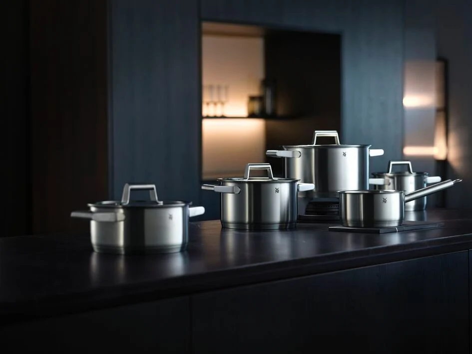 WMF Pannenset Comfort Line - 5 Delig - Kookpan ø 16, 20, 20 en 24 cm en Steelpan ø 16 cm