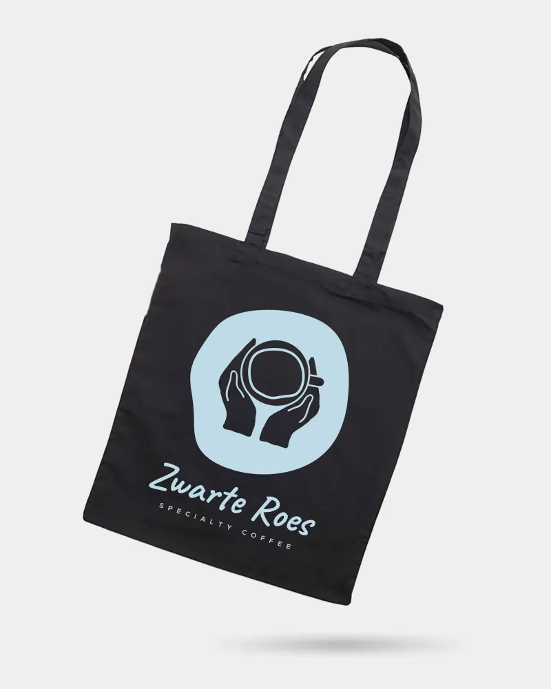 Zwarte Roes Tote Bag