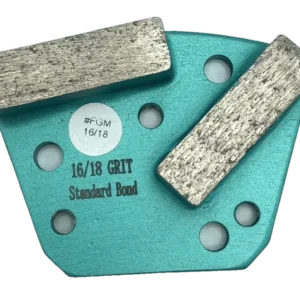 16/18 Grit Double Square Klassiek Bond Med C/C Floor Grinding Shoe/Trapezoid