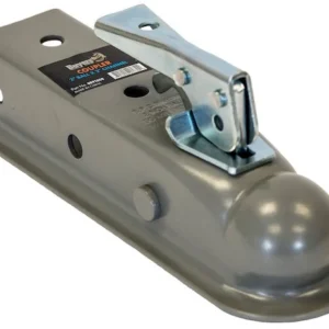 Buyers 0091058 Straight Tongue Coupler 2 Inch Ball 2 Inch Channel 350 Pound Tongue Weight Primed Rvs