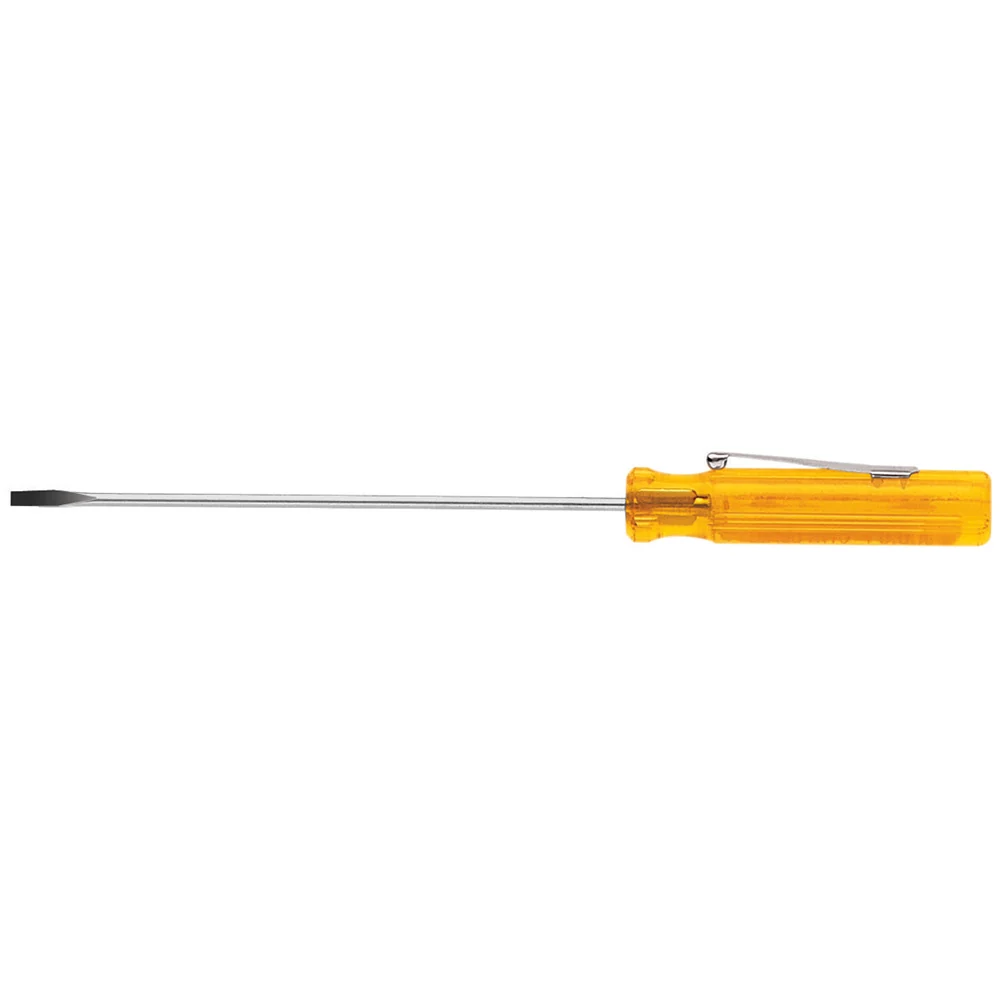 COMPACT TOOLS 1/8" Keystone Pocket Clip Screwdriver, 2" Shaft