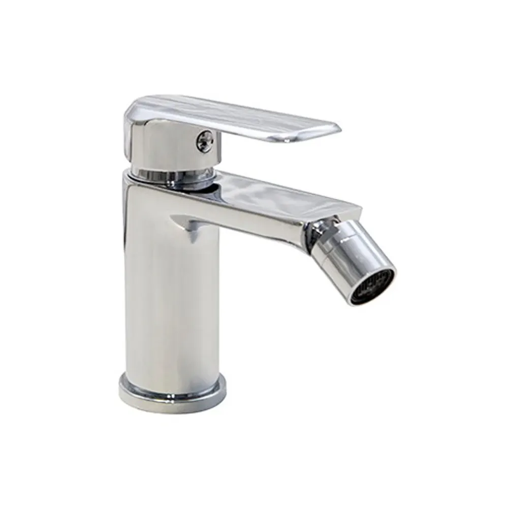 Composition built- basin mixers easy box, bidet and 2-way square shower Hopper chrome-plated geel koper
