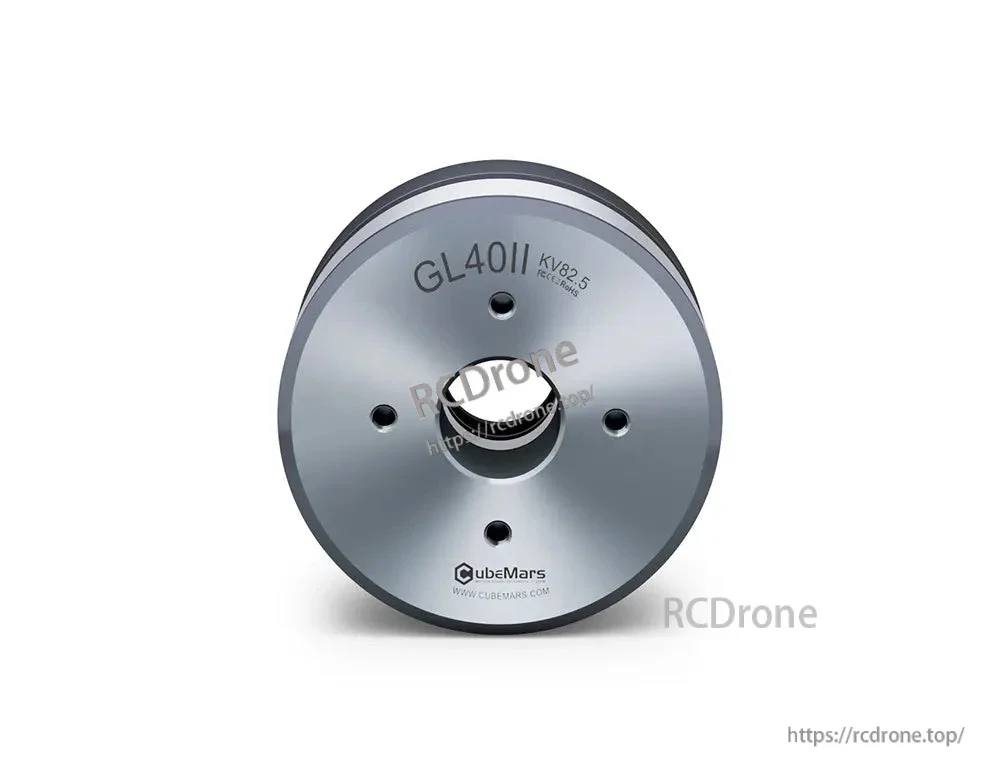 CubeMars GL40 II KV82.5 Gimbal Motor – Hollow Shaft, Low Cogging Torque, CAN & PWM Control