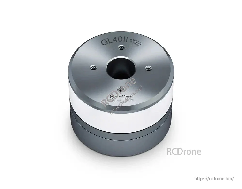 CubeMars GL40 II KV82.5 Gimbal Motor – Hollow Shaft, Low Cogging Torque, CAN & PWM Control