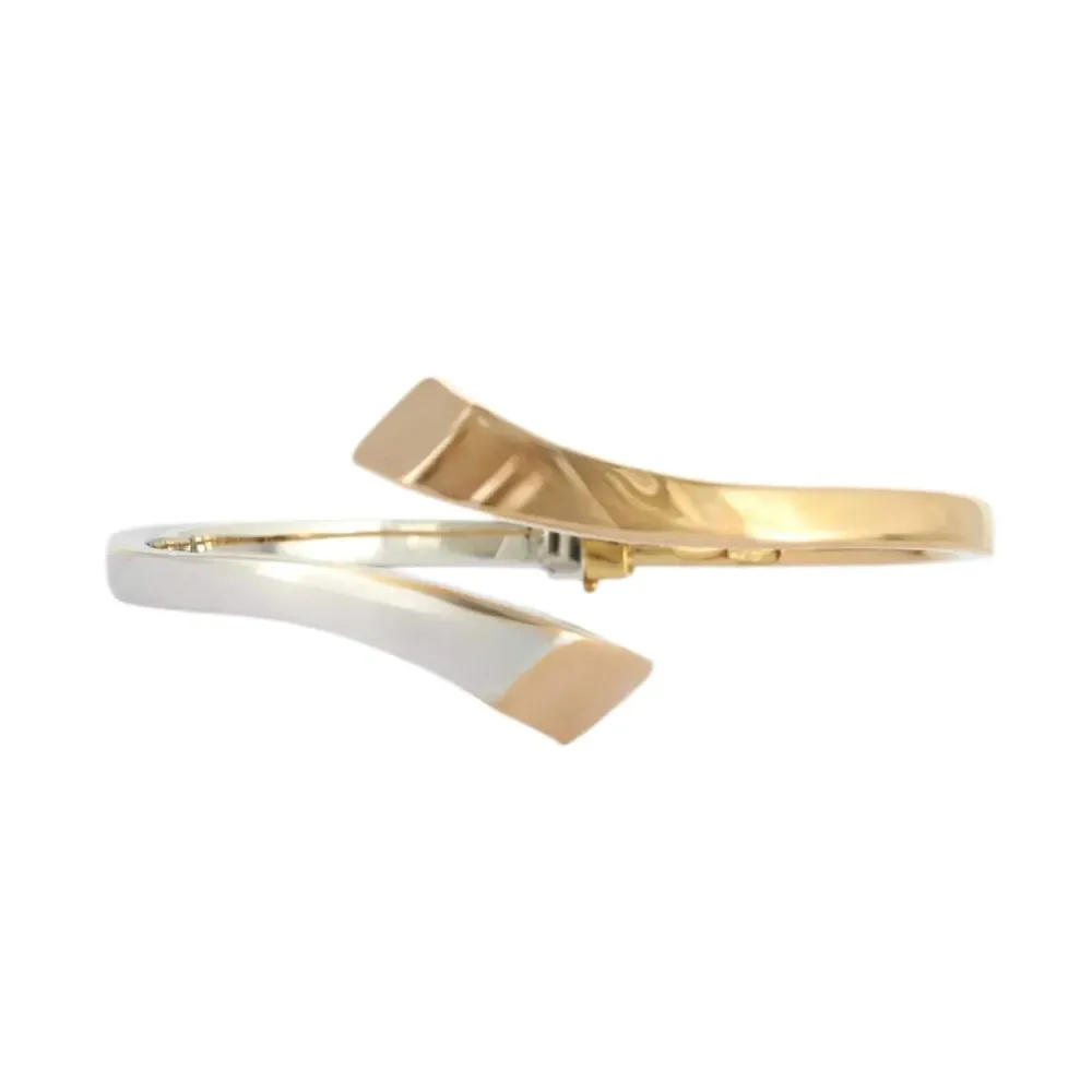 2 Gold Bangle Bracelet