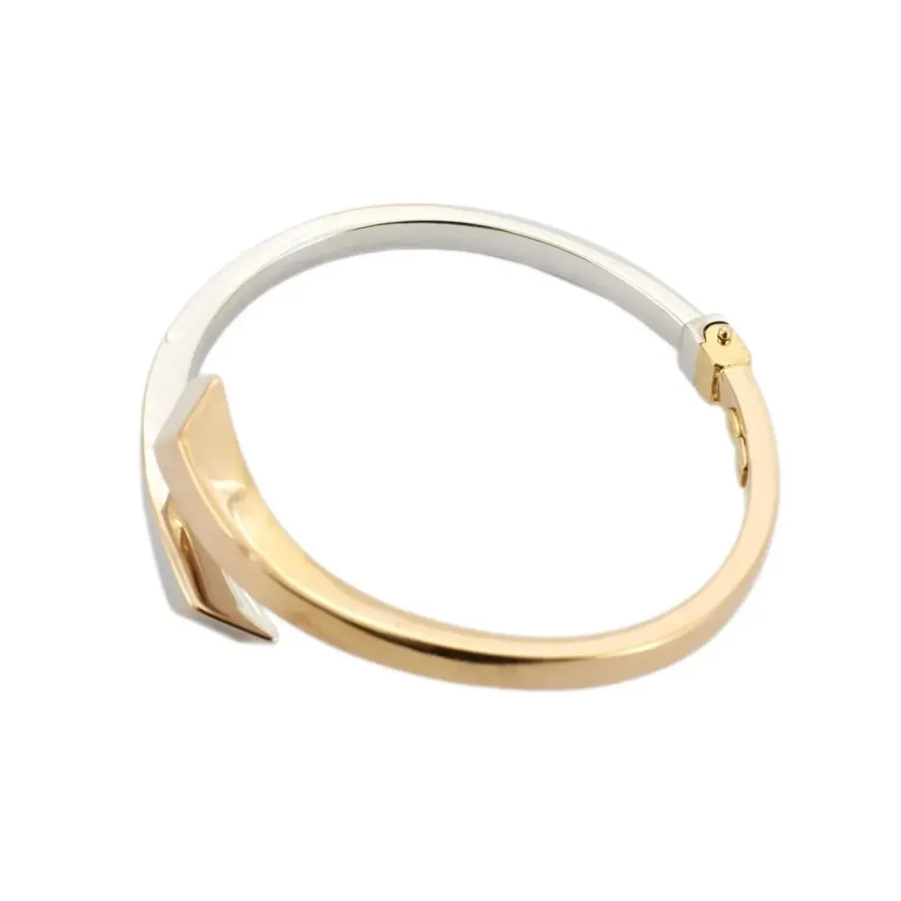 2 Gold Bangle Bracelet