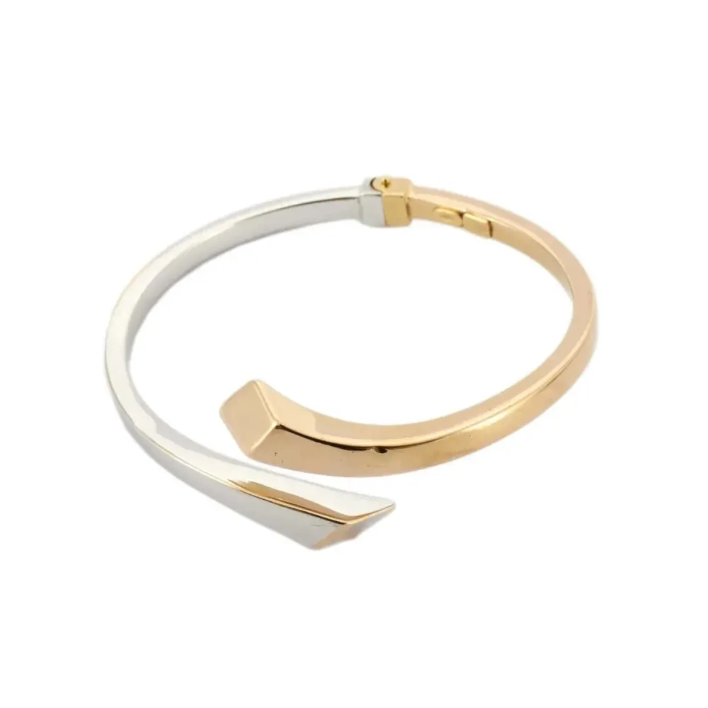 2 Gold Bangle Bracelet