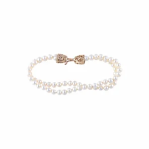 Industrieel Zwaar Belast 2 Row Pearl Bracelet