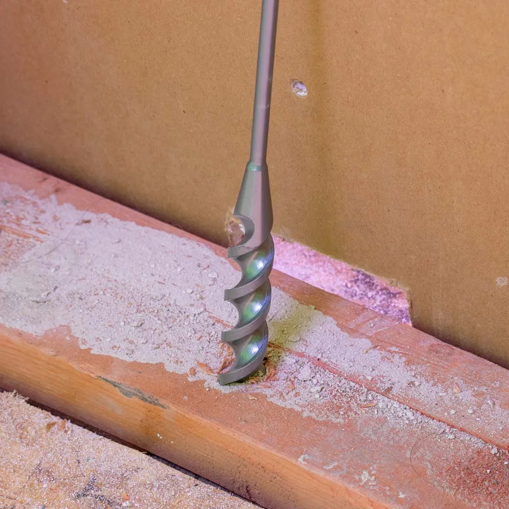 KLEIN TOOLS Flex Auger Bit Screw Point, 3/8 x 72-Inch