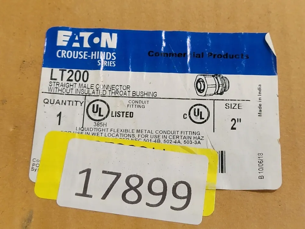 2" Liquid Tight Straight Male Connector LT200