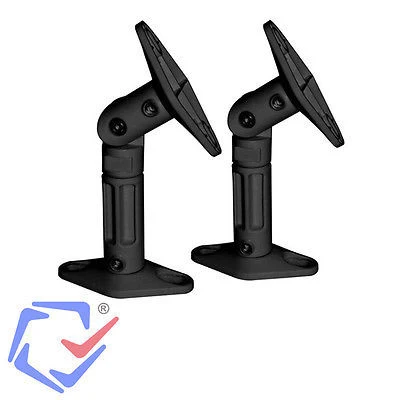 MacLean MC-528 Wall Mount Speaker Bracket 2 PCS Verstelbare universele vaste stof - Vervaardigd volgens DIN-norm
