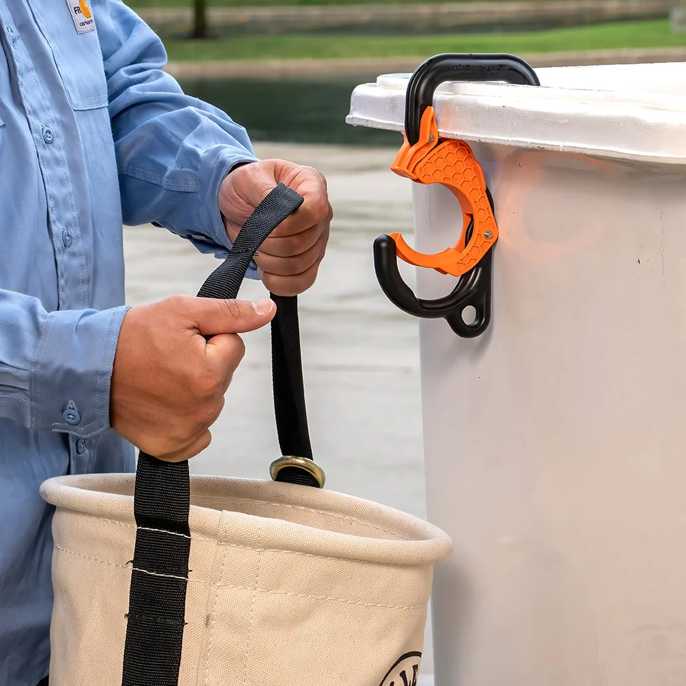 MINI TOOLS 2" Gated Bucket Hook - Vervaardigd volgens DIN-norm