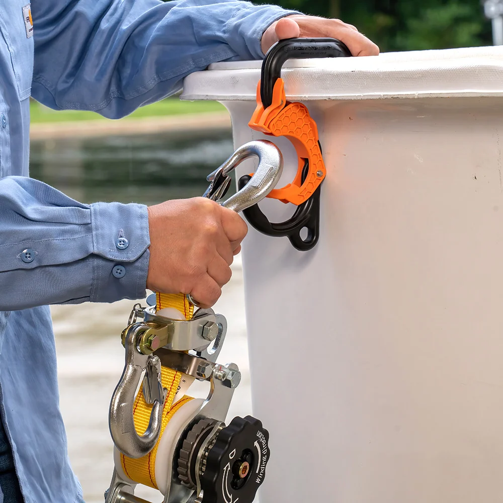 MINI TOOLS 2" Gated Bucket Hook - Vervaardigd volgens DIN-norm