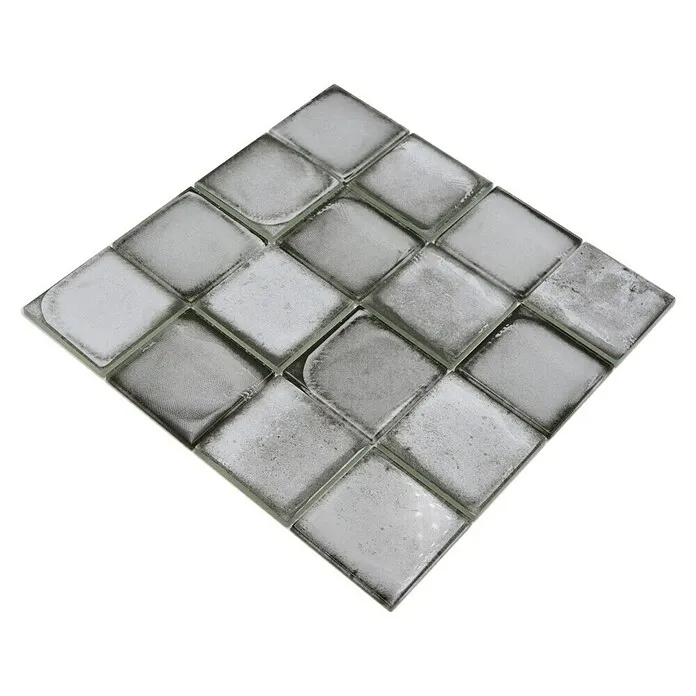 Mozaïektegel Crystal Cement Style XCM CS02 - 29,8 x 29,8 cm, Lichtgrijs, Glanzend