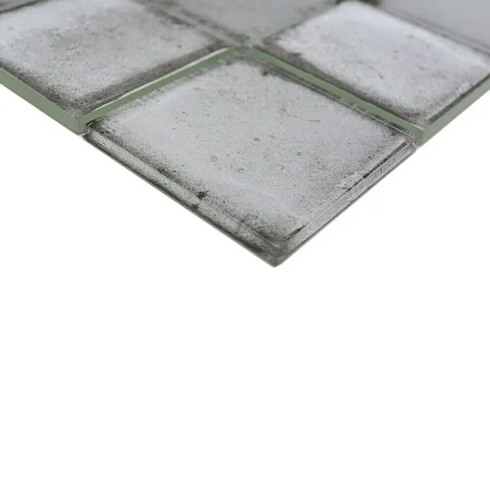 Mozaïektegel Crystal Cement Style XCM CS02 - 29,8 x 29,8 cm, Lichtgrijs, Glanzend
