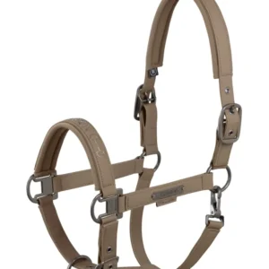 Platinum 25 Faux Leather Dubbel Pin Headcollar Smoky Taupe P