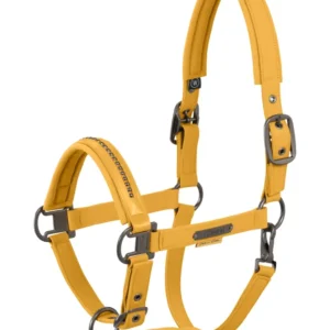 Platinum 25 Softshell Pearls Double Pin Headcollar Golden Citroengeel X-Full