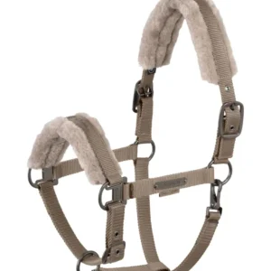 Platinum 25 Tweevoudig Pin Faux Fur Headcollar Smoky Taupe P