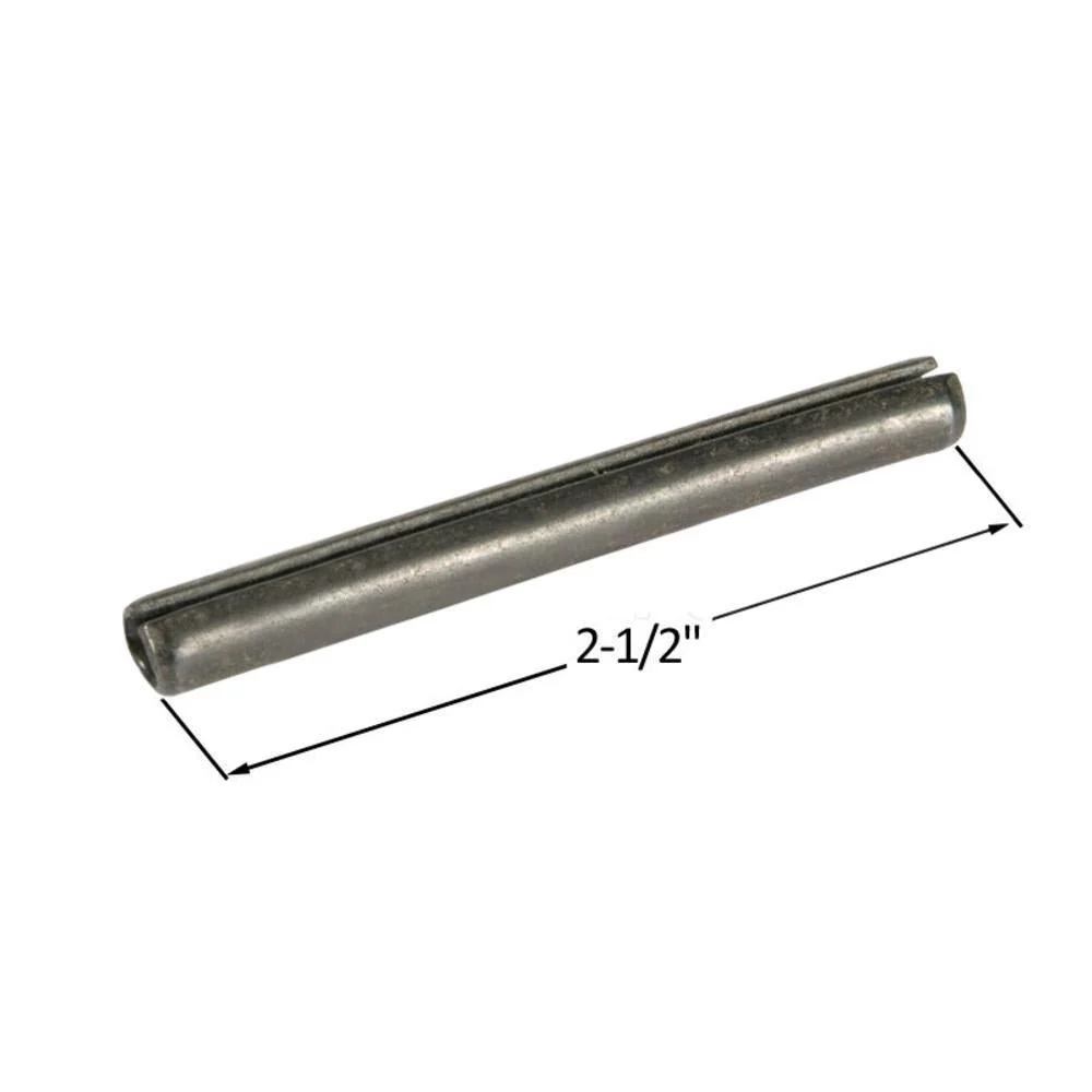 Roestvrij Staal Slotted Spring 1/4" Diameter Tension Pins 2-1/2'' Length