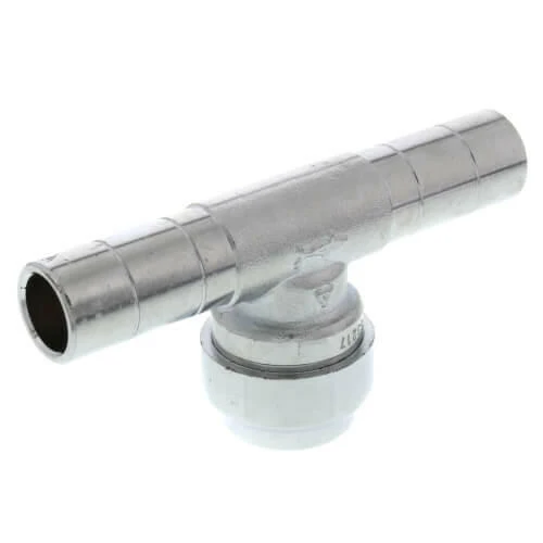 SharkBite 1/2 . CTS x 1/2 . CTS x 1/2 . Dubbel Tee Stop Valve Adapter