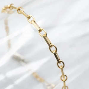 Two Tone Gold Kria Link Bracelet