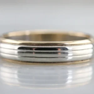 Vintage Two Toned Gold Band