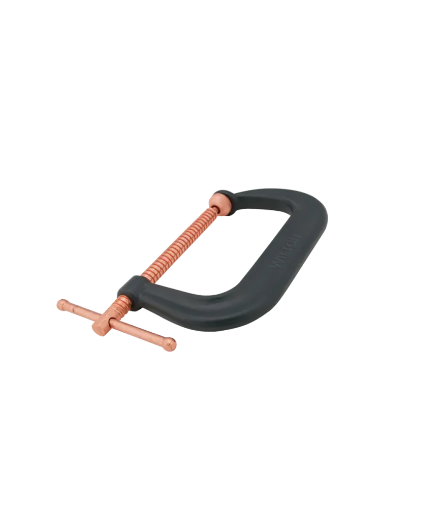 WILTON Spark-Duty Drop Forged C-Clamp, 2" - 10-1/8" Jaw Opening, 5-7/8” Throat Depth