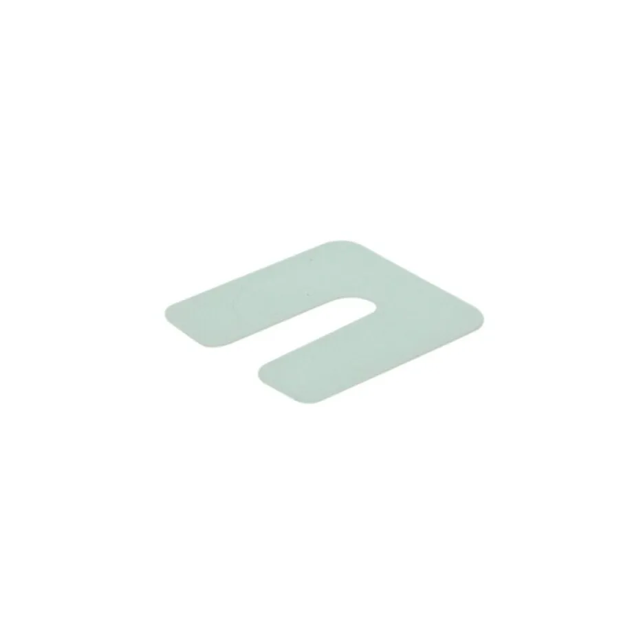 Gebr. Bodegraven uitvulplaatjes - GB-34601 - 1 mm (480x p/zak) - transparant verzinkt staal
