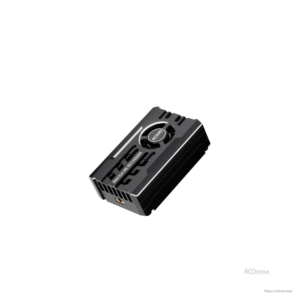 GEPRC MATEN 3.3G 3W 40CH VTX PRO – 3000mW Groot Range Analog Video Transmitter FPV Drone IRC Tramp, CNC Housing