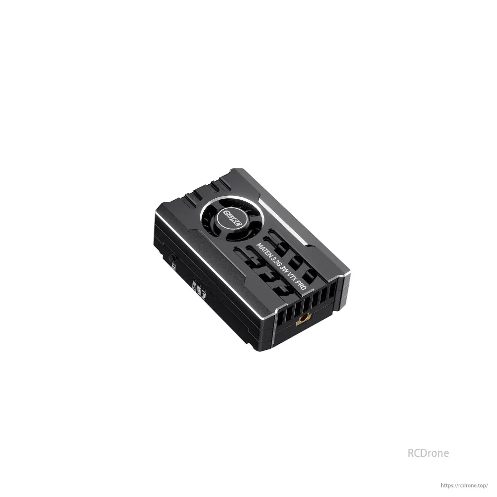 GEPRC MATEN 3.3G 3W 40CH VTX PRO – 3000mW Groot Range Analog Video Transmitter FPV Drone IRC Tramp, CNC Housing