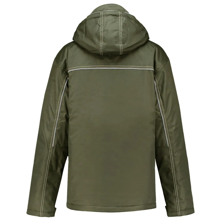 Tricorp midi parka doek - 402007 - legergroen - maat XS