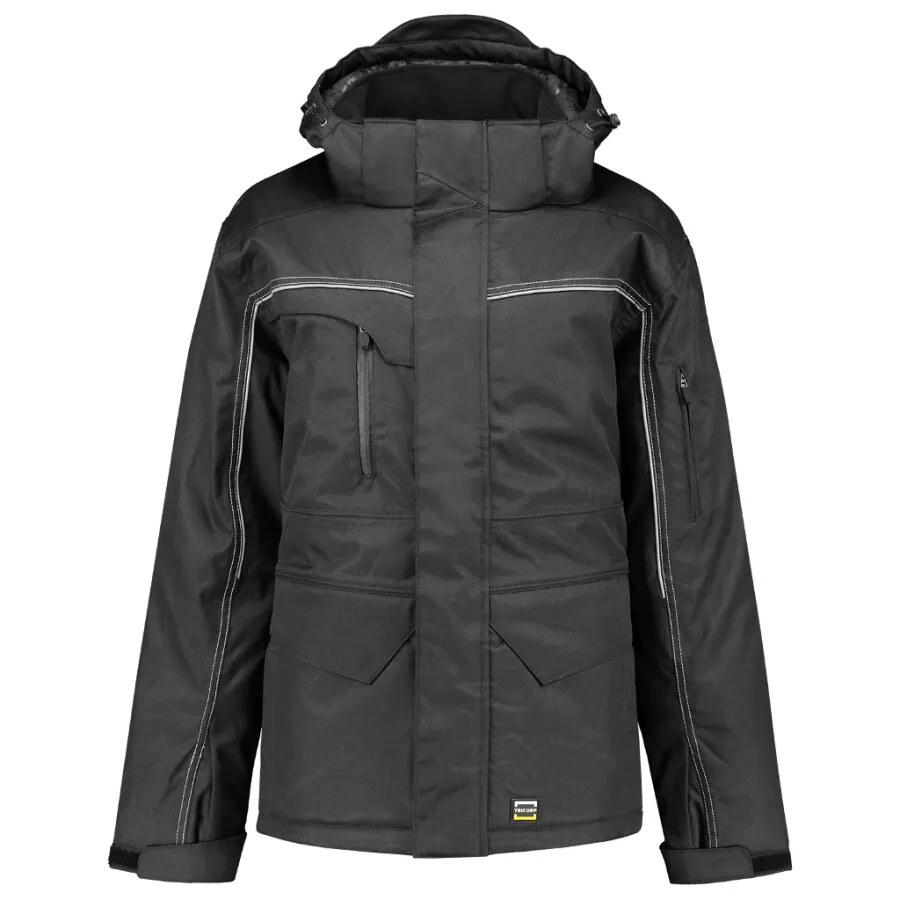 Tricorp midi parka zeildoek - 402007 - donkergrijs - maat 4XL