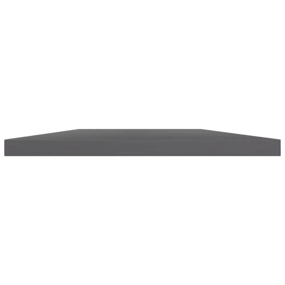 Wandschappen 8 st 40x30x1,5 cm bewerkt hout hoogglans grijs