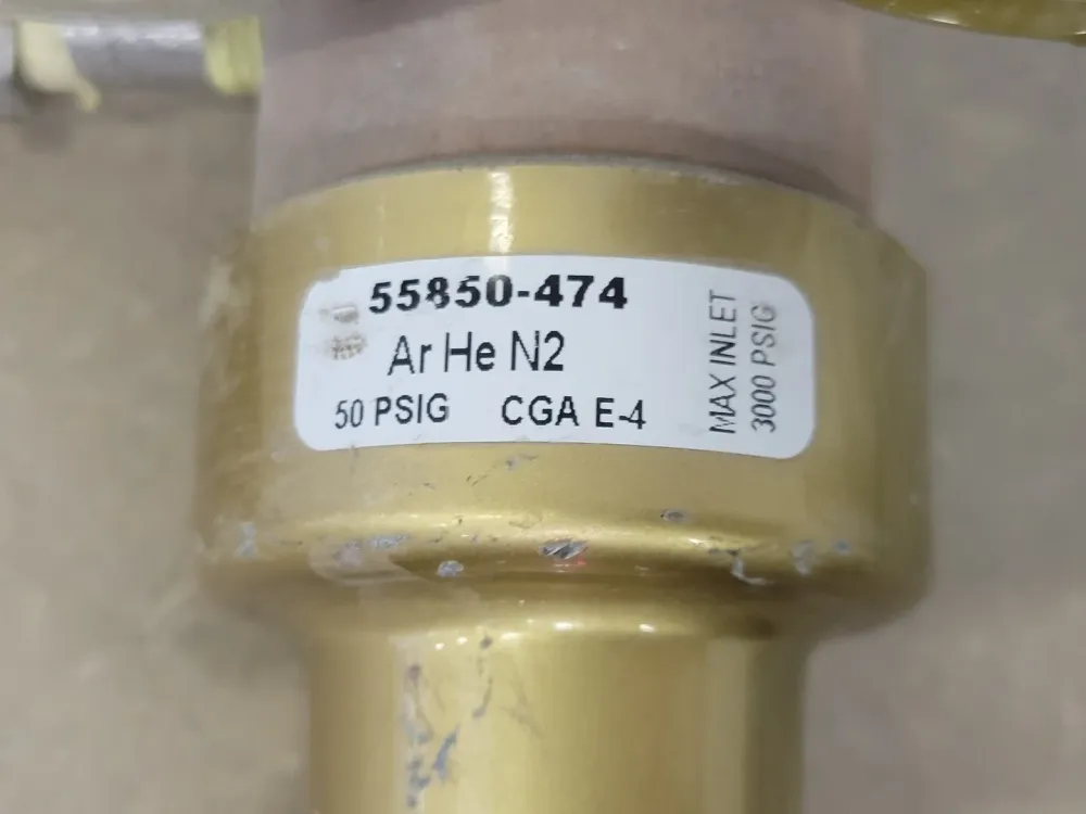 3000 PSI Inlet, 50 PSI Delivery Gas Cylinder Regulator 55850-474