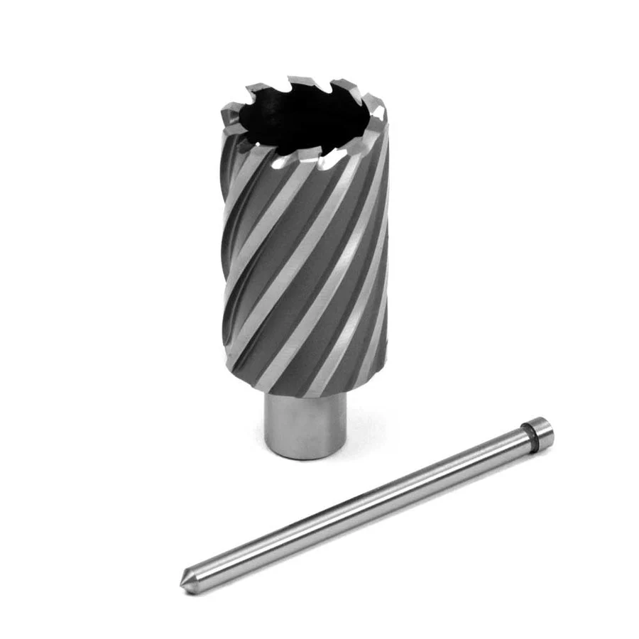EVOLUTION 1-7/16" Width X 2" Depth Annular HSS Cutter w/ 3/4" Weldon Shank & Pilot Pin Included