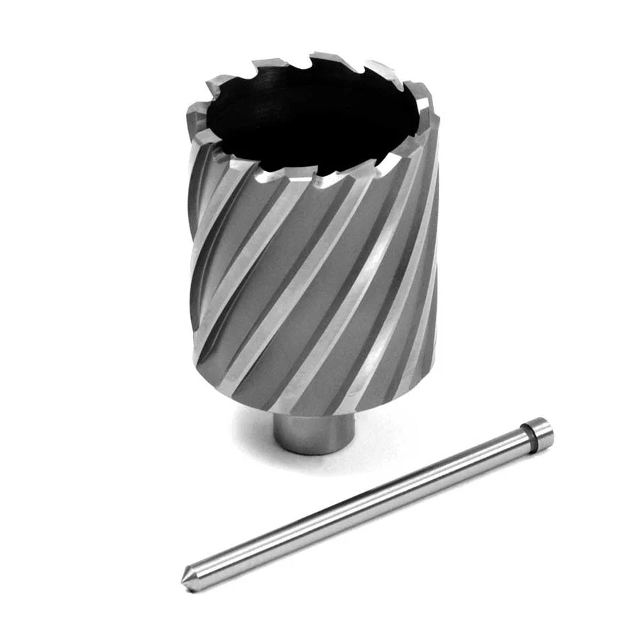 EVOLUTION 2-9/16" Width X 2" Depth Annular HSS Cutter w/ 3/4" Weldon Shank & Pilot Pin Included
