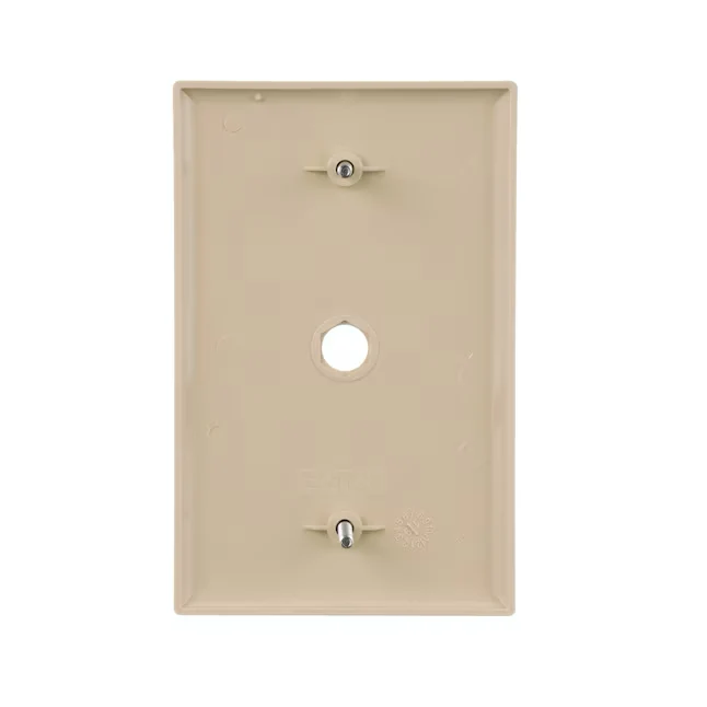 Eaton 1-Gang Midsize Ivory Hoogwaardig plastic Indoor Wall Plate