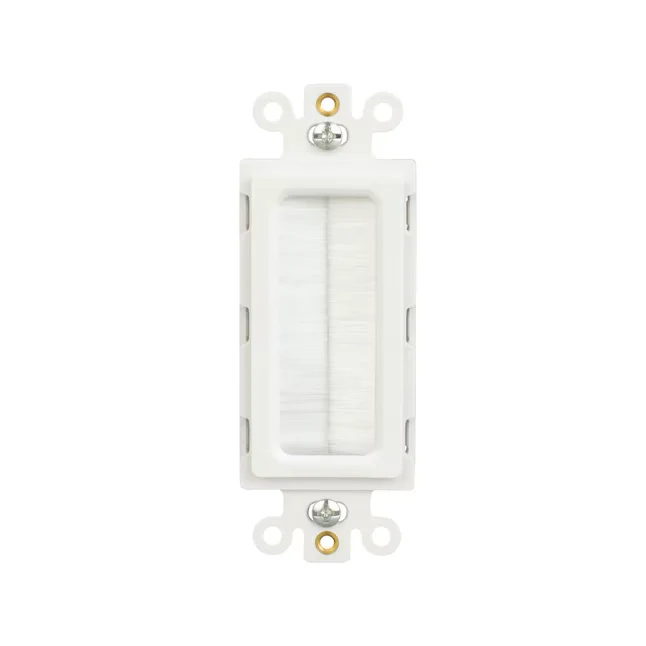 Eaton 1-Gang Wit Thermoplastic Indoor Wall Plate