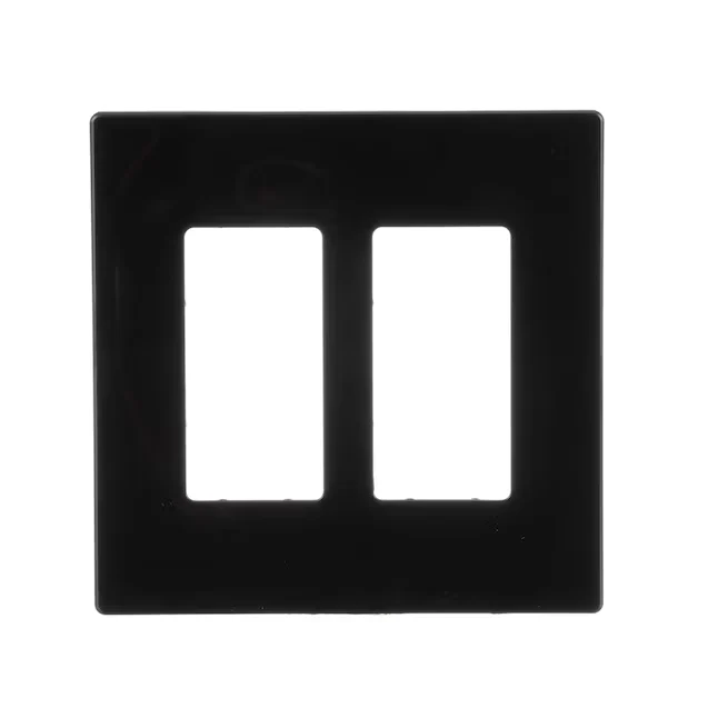 Eaton 2-Gang Midsize Ravenzwart Polycarbonate Indoor Decorator Wall Plate