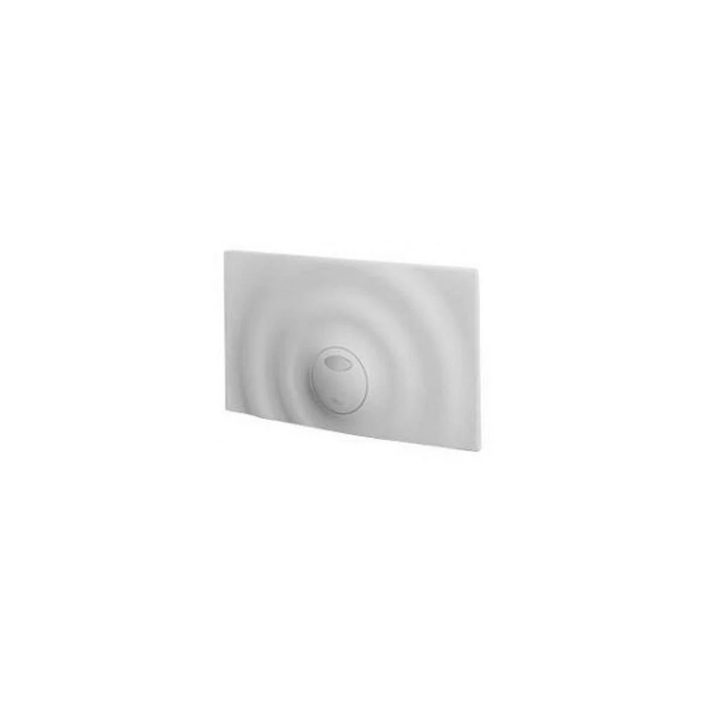 White plate Dual Flush Grohe cistern