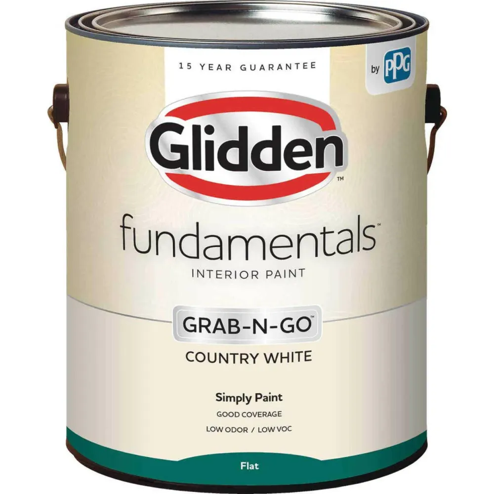 Glidden Fundamentals Grab-N-Go Country Sneeuwwit Flat Geschikt voor Hoge Temperaturen