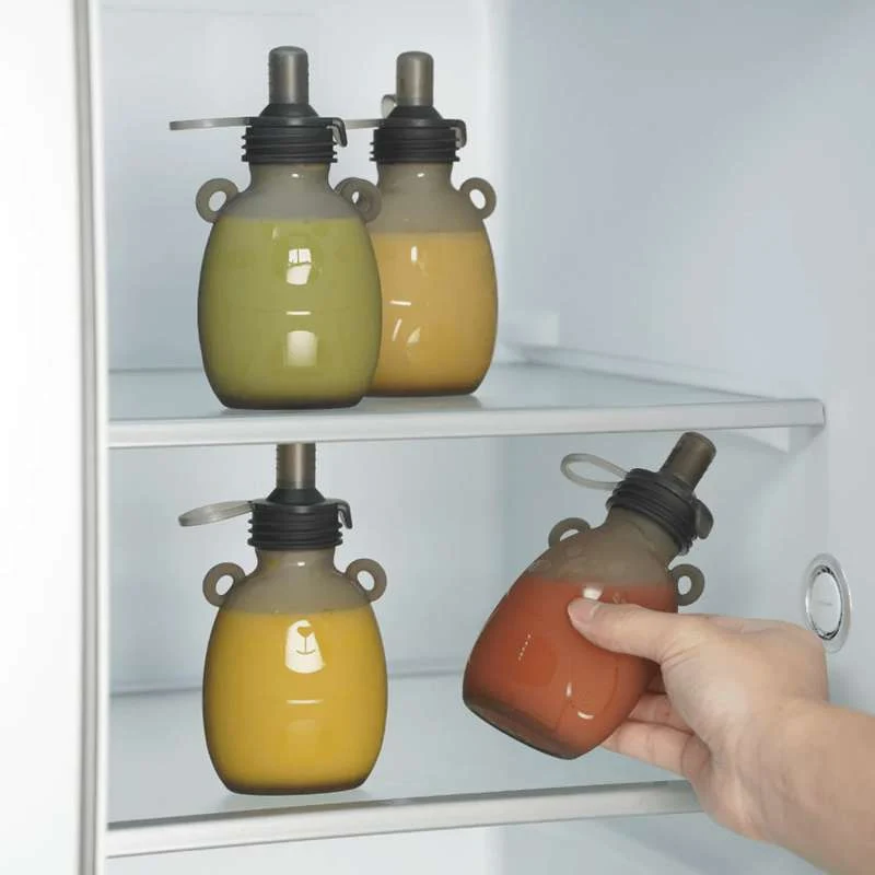 Haakaa Smoothiezak met draagriem - 1 stuk - 500ml roestvrij staal