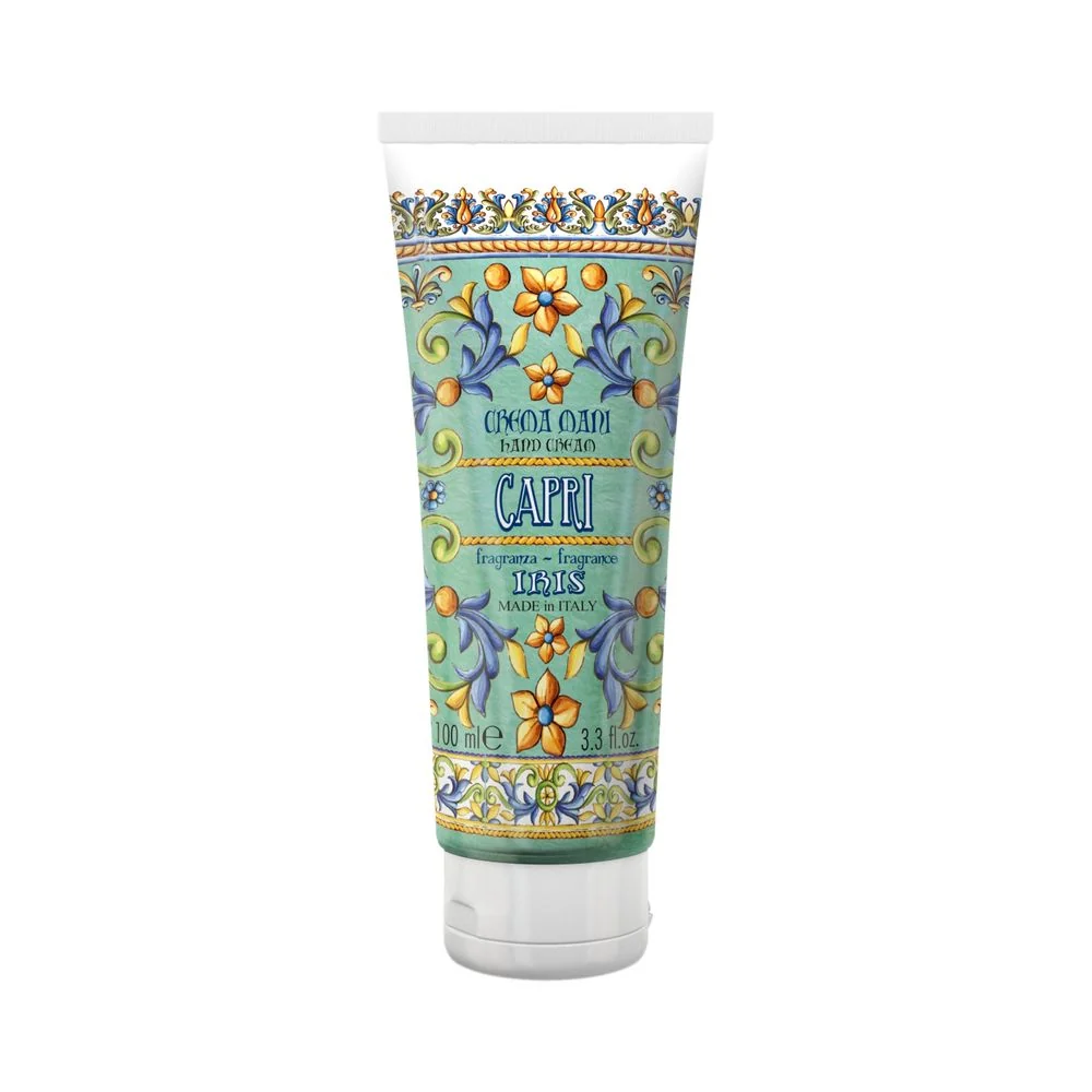 HACCP Gecertificeerd Maioliche Art Edition Hand Cream 100 ml - Iris Capri