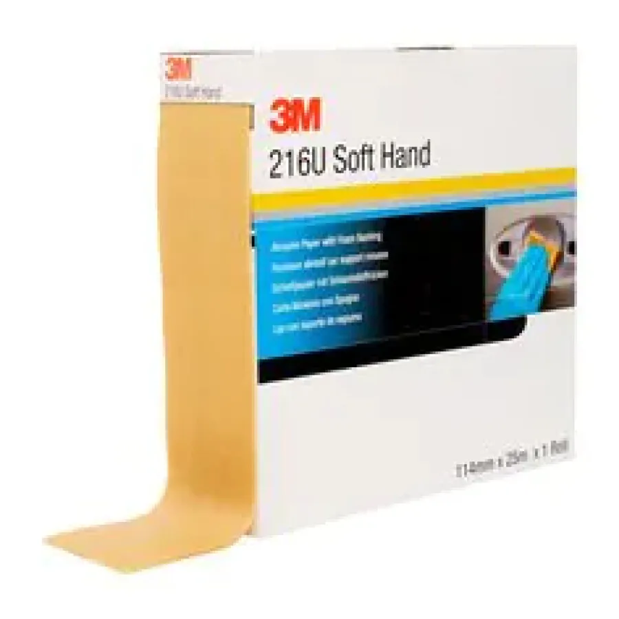 3M™ Soft handvellen op rol - 216U Precut - 114mmx25m - P150 - 50330