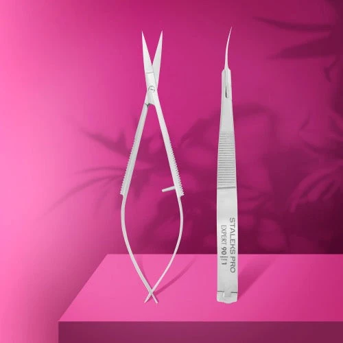 Recht snijden Professional ultraklein scissors Staleks Pro Expert 90 Type 1, SE-90/1
