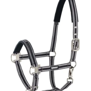 Halter Pin Buckle Black-Anthra-White P | Nauwkeurige passing | Slijtvast